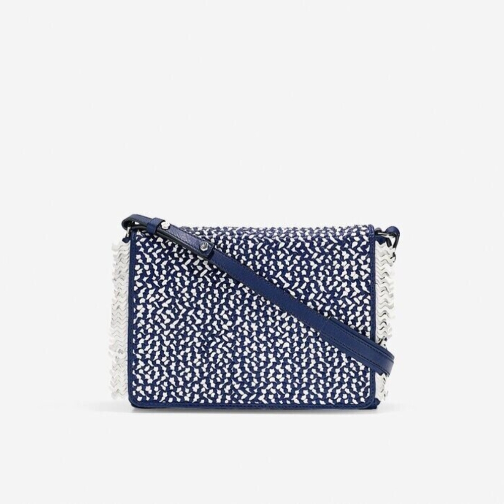 💜EUC COLE HAAN ZIVA WEAVE BAG